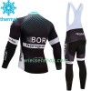 Fietskleding (Fietsshirt Lange Mouw + Lange Koersbroek) 2017 Bora-Hansgrohe N001 Winter Thermal Fleece